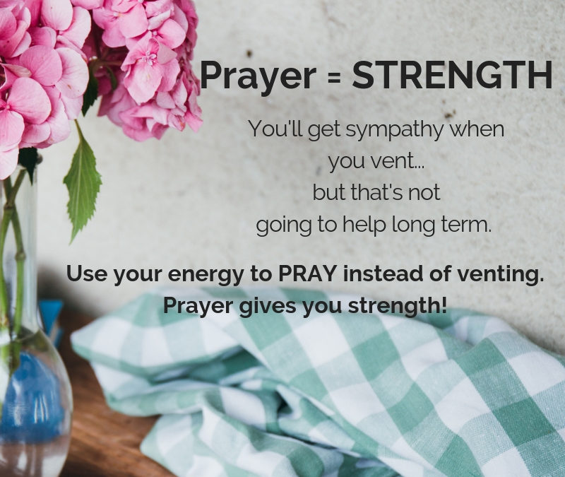 Prayer Provides Strength | http://positivethanksliving.com